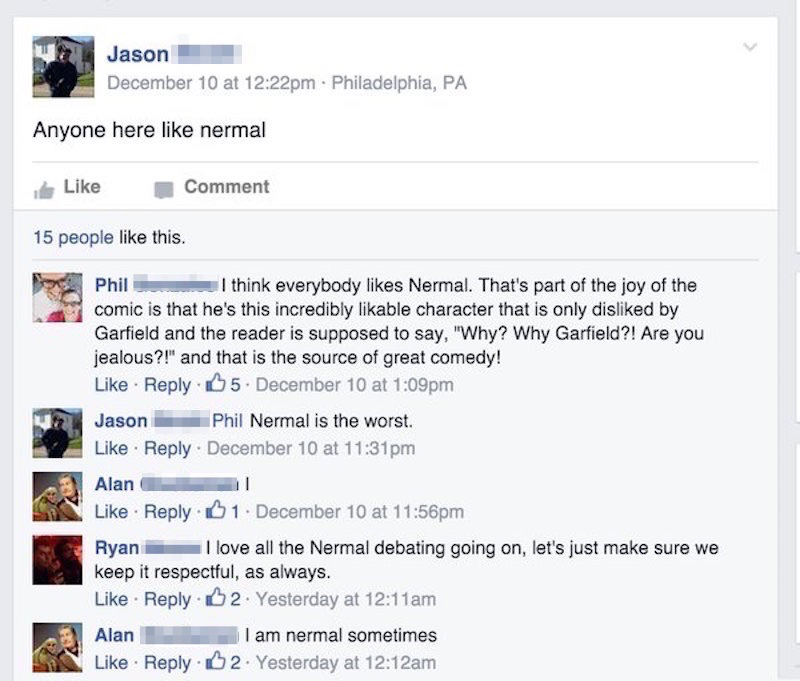 Illustration for article titled This Private Garfield Facebook Group Is the Last Irony-Free Place on the Internet